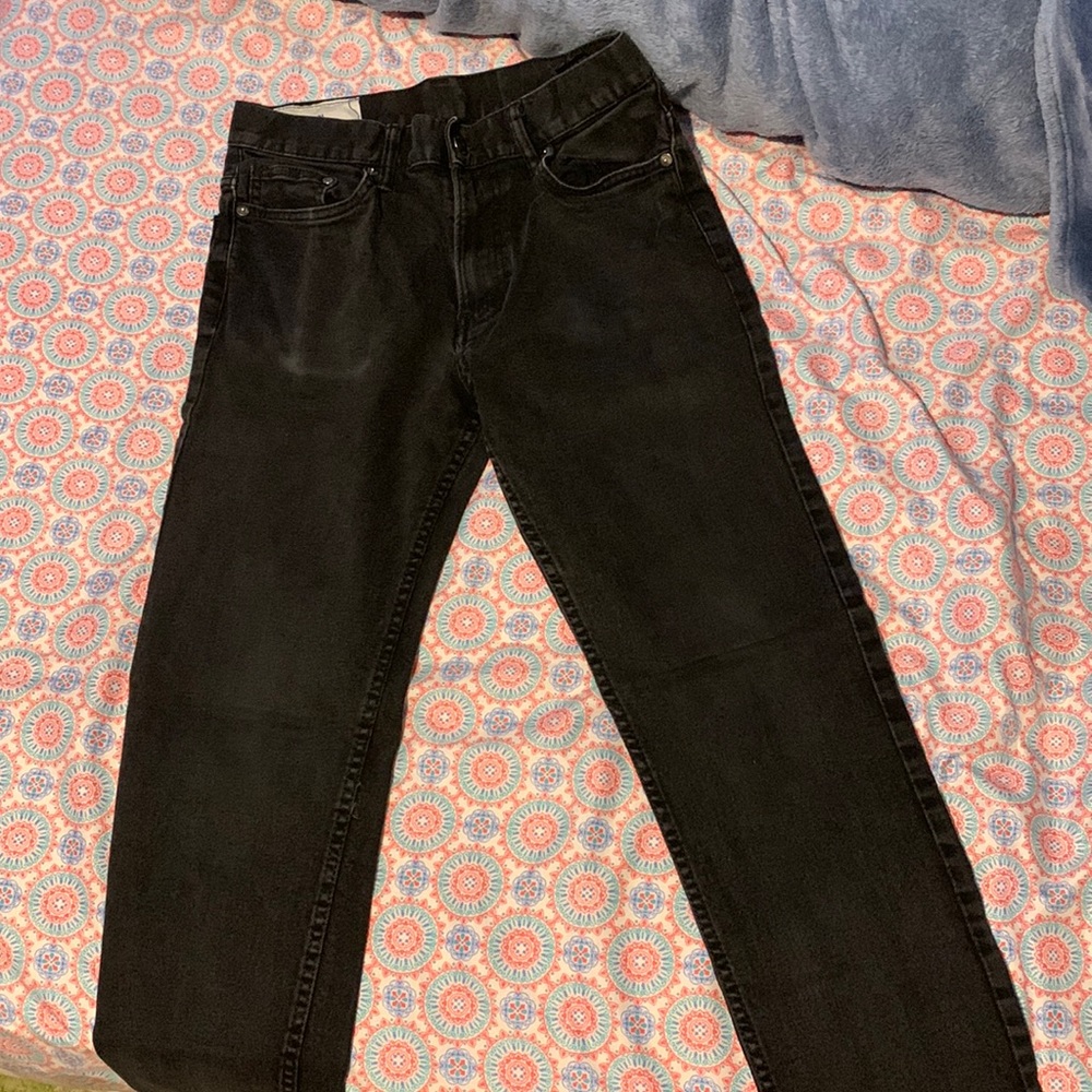 Mens Denim Jeans Black